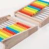 Wooden Math Calculation Rack, Mathematical Practice Toy, Wooden Educational Toy with Addition and Subtraction Table, Perfect Gift for Various Holidays
