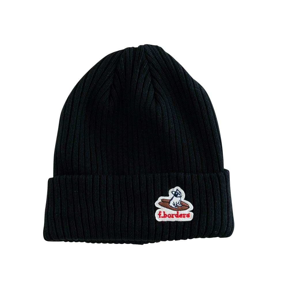 Nakota Floating Knit and Dralon One Size Fits Black F.borders Cap, Beanie, Men's Women's, Cotton, All,