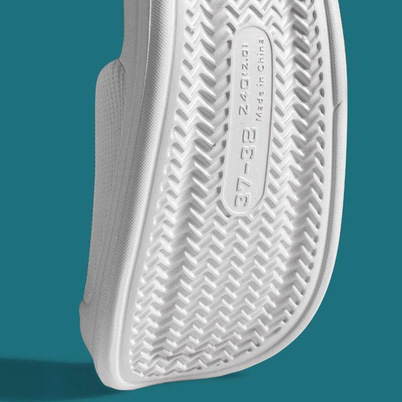 WTEMPO Velké pantofle Pánské léto Plochý podpatek Silná měkká podešev EVA Jednobarevné pruhované pár Pantofle Vnitřní koupelna Protiskluzové Dámské pantofle