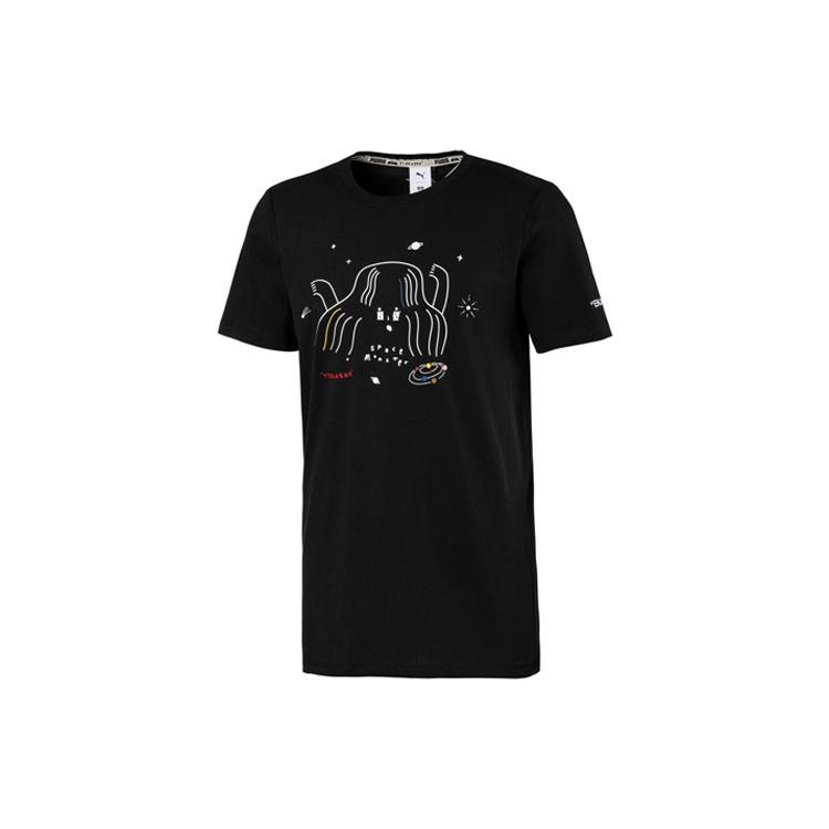 PUMA x TYAKASHA Crossover Series Short Sleeve Couple Style Black Men s 595735-01 M