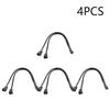 1/2/3/4/5PCS 4 Pin Y Splitter Cable 4 Pin PWM Female to 3/4 Pin Motherboard CPU Fan PC Case Fan Extension Adapter Cable