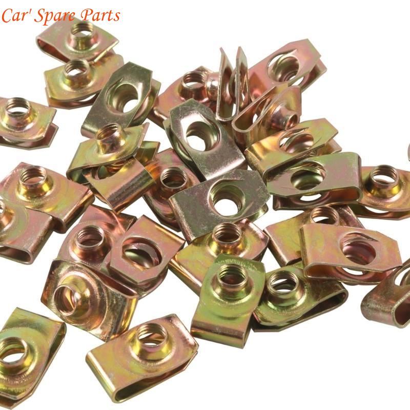 Y4UA U-Type Clips with Thread M8-M6-M5-M4 for Scooter U-Style Clip-On- Fasteners Nut