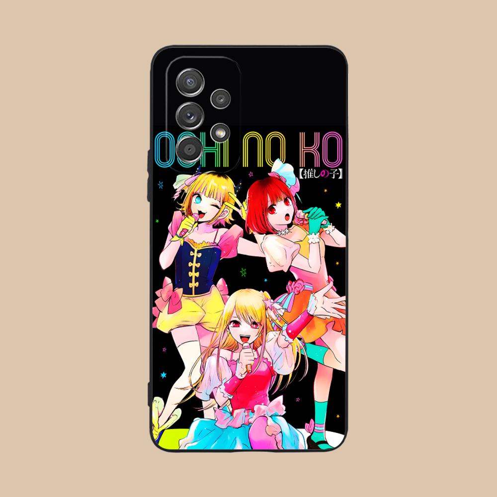 Oshi no ko B-Komachi Phone Case for Samsung Galaxy A73 72 71 70 56 55 54 53 52 36 35 34 23 16 15 5G Colour Protective Pretty