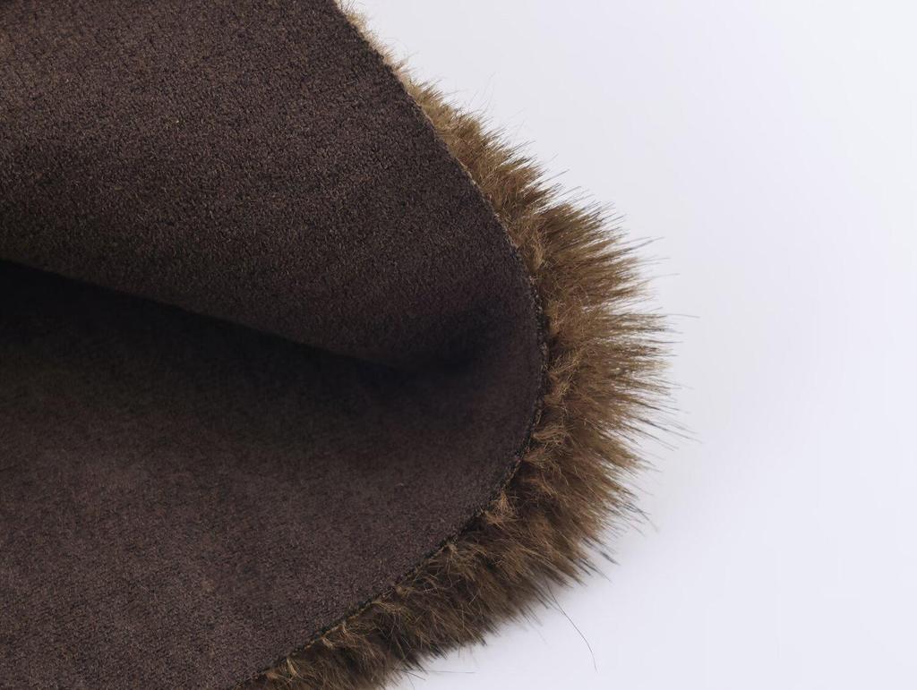 European-American Women's Faux Fur Double-Sided Jacket Coat
