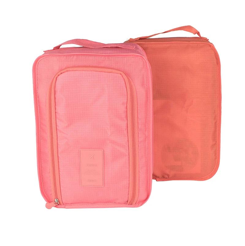 Multifunctional portable shoe bags folding dust-proof nylon storage bag clothing and shoe organizer, outdoor travel storage case