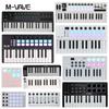 M-VAVE MIDI Keyboard Controller Rechargeable USB Keyboard Controller SMK-25 Mini/SMK-37 Pro/SMK-25 II/SMC-PAD/SMC-Mixer MIDI