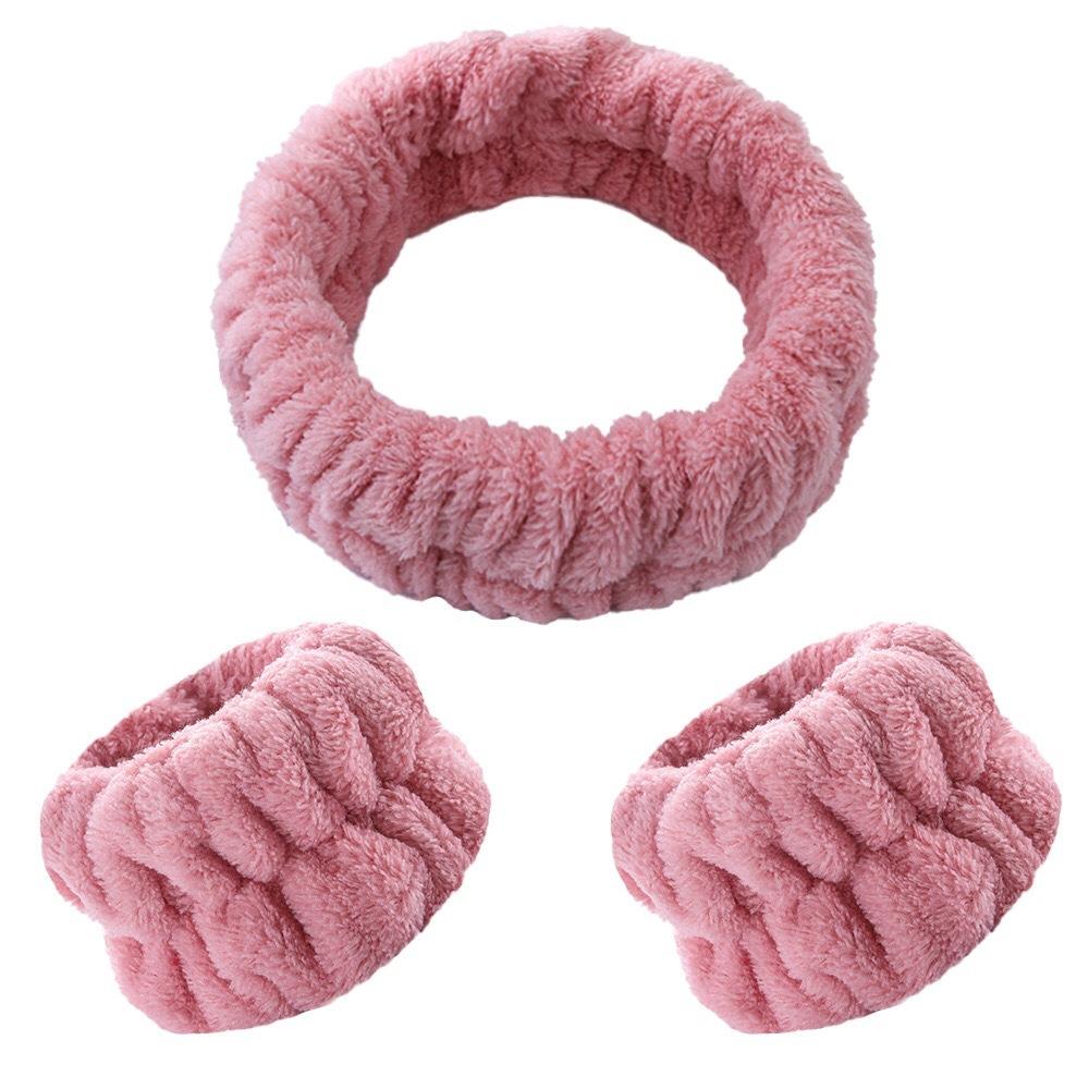 Face Wash Wristband Women's Headband Wristbands Absorbent Waterproof Wristbands Makeup Face Wash Hair Bands