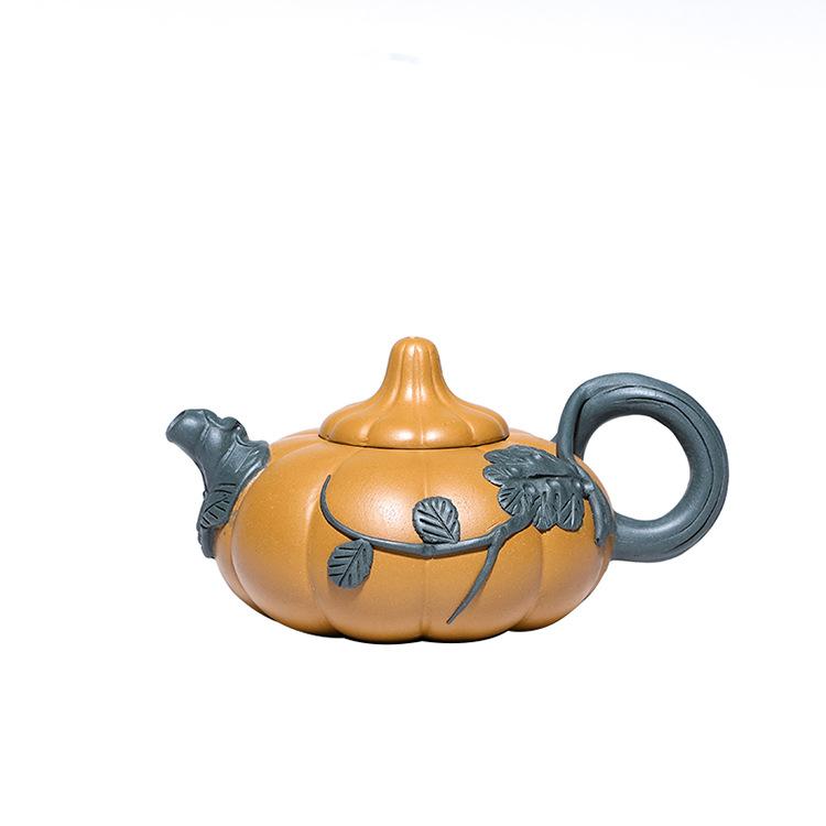 Yixing Purple Clay Teapot Raw Ore Mud Handmade Teapot Chinese Zisha Tea Set Kettle Drinkware Custom Gift 270ml ZM226