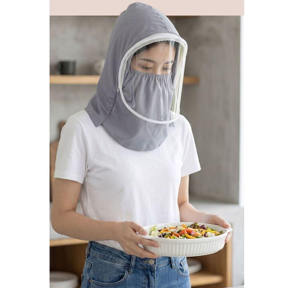 Dust Proof Full Face Mask Saliva-Proof Face Protection Splash Guard Clear Face Cover Cooking