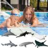 6pcs/set Sea  Toy Simulation Animals Bath Toy Sea  Figures Toy for Children Gift