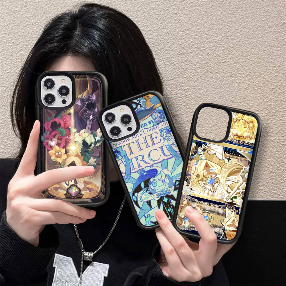 Game Cookie Run Kingdom Phone Case For IPhone 17 Pro 16 Plus 16 Pro Max 15 14 13 12 11 PC+TPU Back Cover