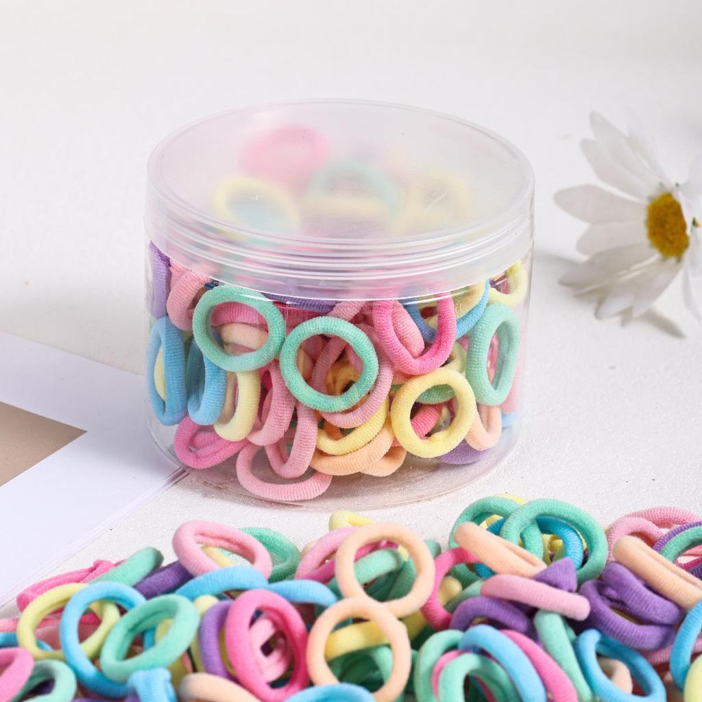 High-Elasticity Hair Ties for Girls - Gentle on Hair, Perfect for Children's Hairstyles