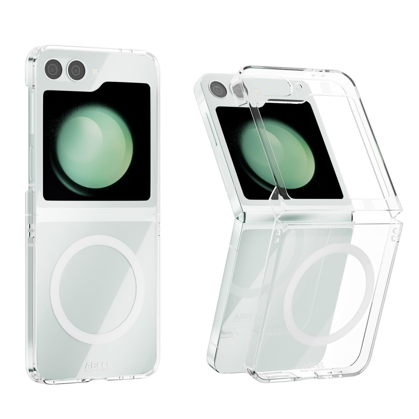 Z Flip 7 FE Case Transparent Hard PC Case for Samsung Galaxy Z Flip 7 6 4 G Magnetic Ultra Thin flip7FE Cover Galaxy Z Flip7