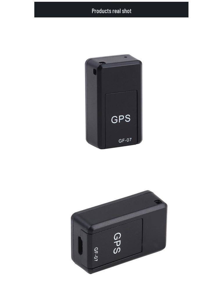GF07 Magnetic GPS Locator for Cars, Motorcycles, and Electric Vehicles - No Installation, Anti-Lost Device
