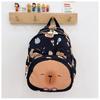 Capybara Printed Backpack Children Cartoon Schoolbag Outdoor Leisure Bag Storage