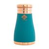 Медная бутылка (950 мл), Copper Water Bottle (Sky Blue Silk Finish),  Indian Art Villa