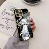 Anime G-Gintama Phone Case Luxury Brief Golden Case For IPhone 17 Air 16 15 14 Plus 13 11 12 Pro Max Electroplating Cover