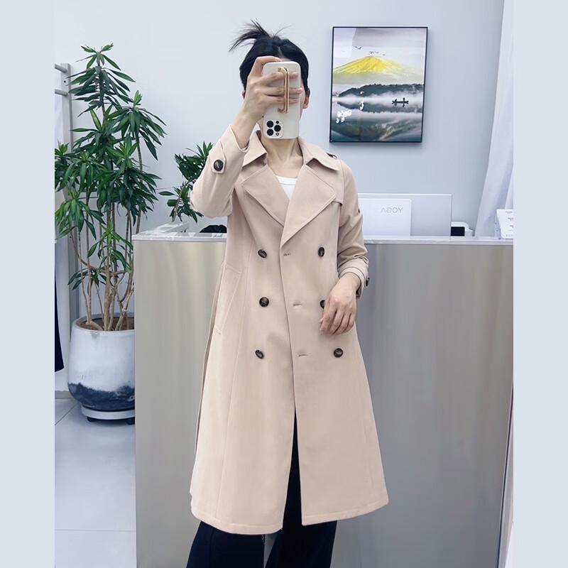 

Женский тренч средней длины Yiliteng YTMHR31602 XL