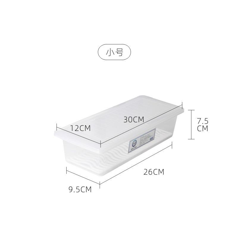 

Freezer Containers with Lids Airtight - BPA-Free Plastic Food Storage Organizer Boxes, Stackable Fridge Bin for Meat, Fruit