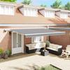 Awning Frame - Maison Exclusive - Matte White - Aluminum - 450 X 300 Cm