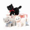 15CM Simulation Cats Plush Dolls Stuffed Animals Home Decoration Children Girl Friend Christmas Birthday Gifts
