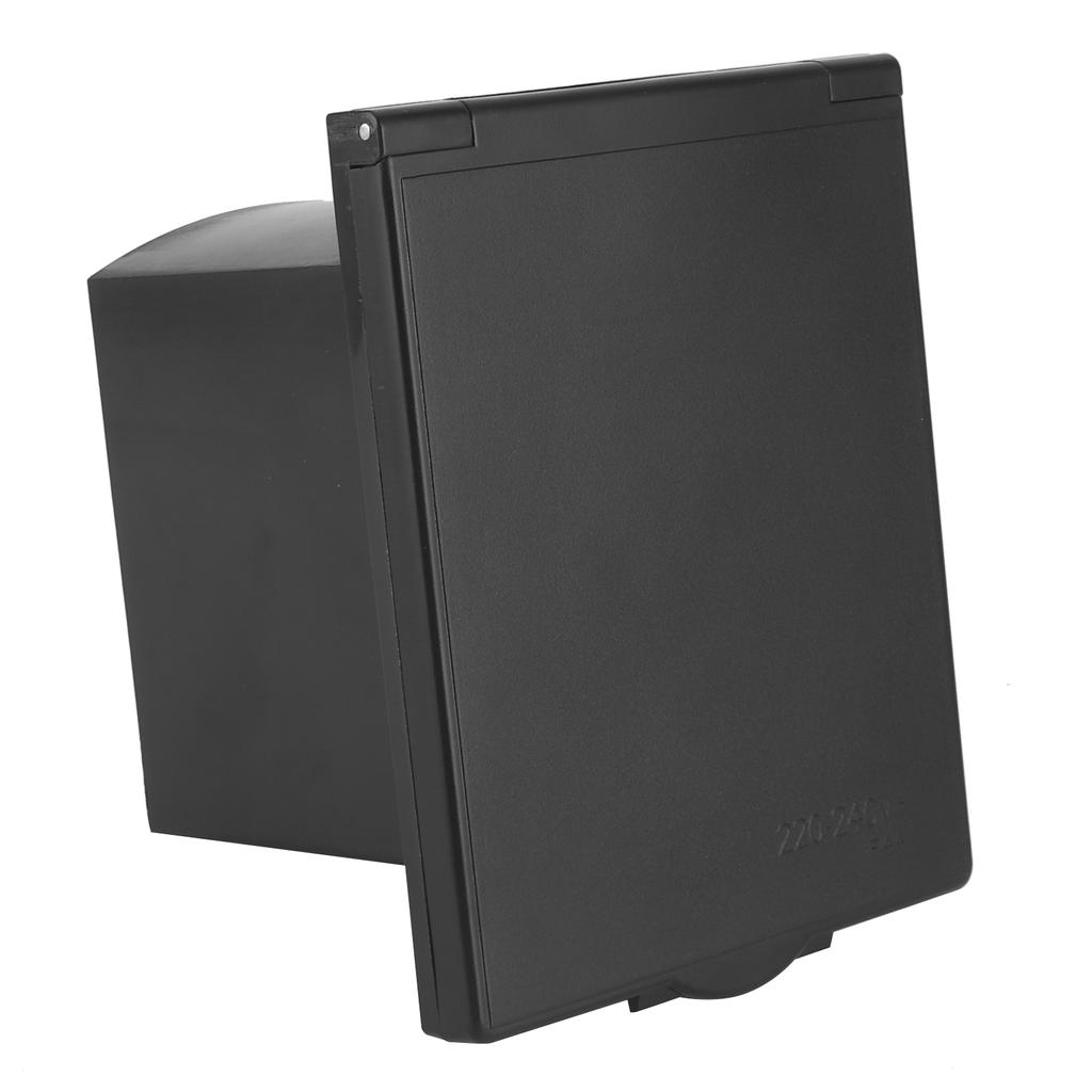 1 2in Exterior Shower Box Inlet and Outlet Port for RV Boat Motorhome Without Shower Hose Head