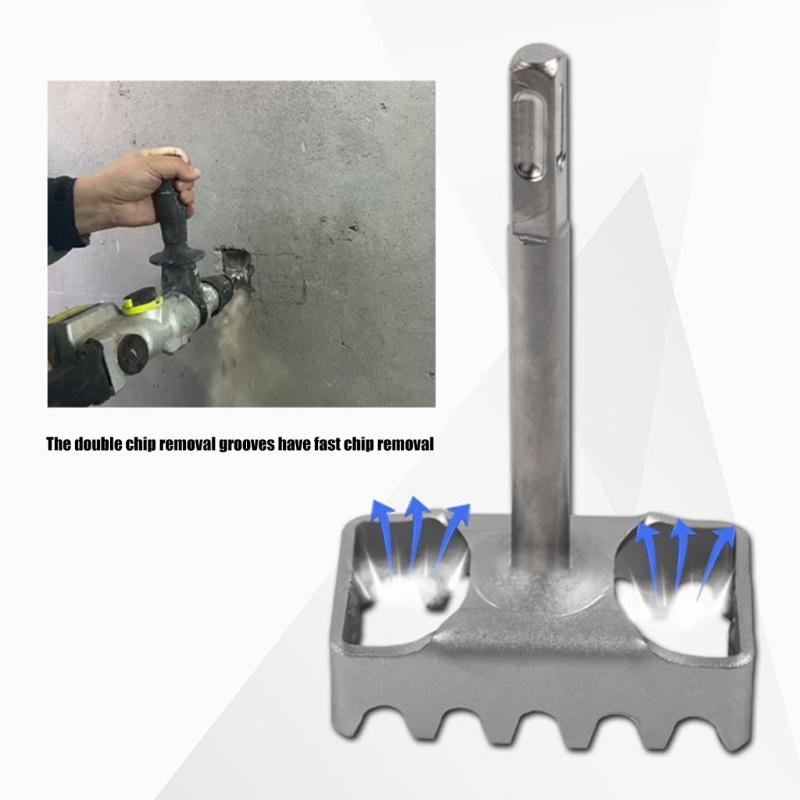 86 Line Box Socket Hole Punching Quick Electric Hammer Open Hole Tool Hardware Tool Square/Round Handle Hardened Steel