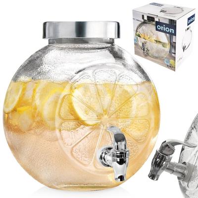 Jar Jar for Drinks with a Tap Glass for Drinks Lemonade Lemon 5.4L ORION 143793