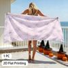 Gothic Spiderweb Beach Towel Microfiber Pink White Spider Web Bath Towels Quick Dry Large Swimming Blanket Vacation Shawl