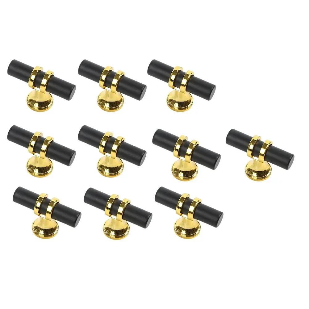 10pcs Cabinet Handles Drawer Knobs Kitchen Cupboard Door Handles Wardrobe Pull Single Hole Furniture Drawer Hardware Accessories