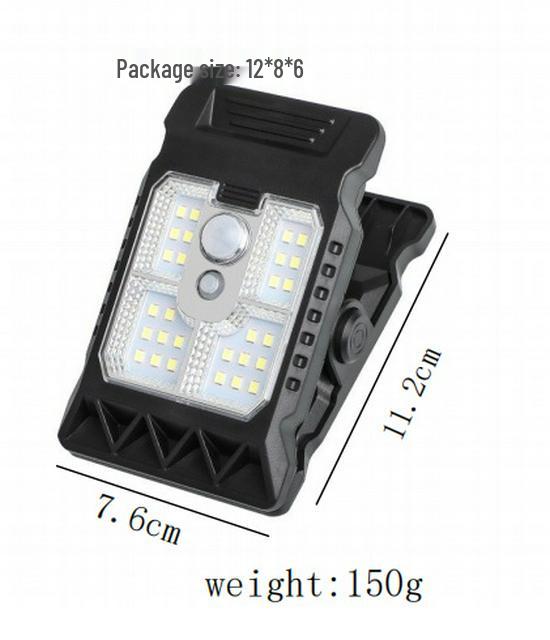 

Солнечные уличные настенные и клипсовые светильники высокой яркости для дома, двора, балкона и кемпинга