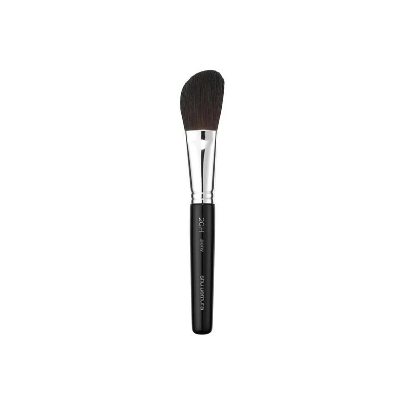 Shu Uemura Angled blush brush, soft and skin-friendly красный