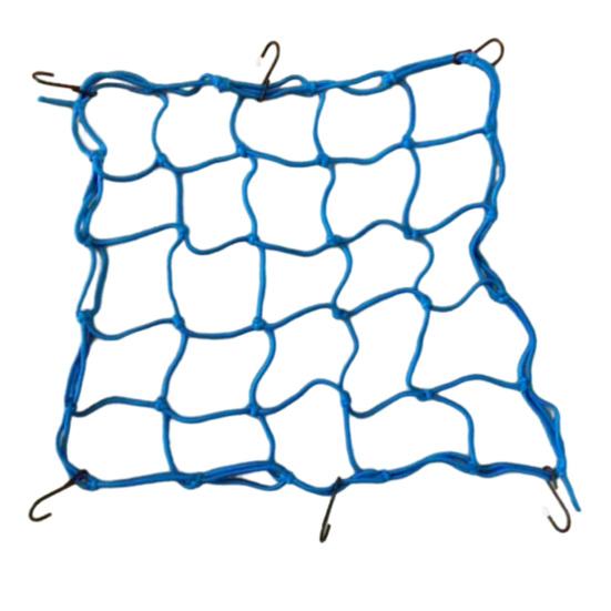 Fahrrad-Heckgepäcknetz, elastisches Aufbewahrungs-Organizer-Netz mit Haken, einfache Installation, universelle Passform, Fahrrad-Heckhelm-Halterungsnetz