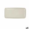 Plat À Gratin Bidasoa Ikonic Blanc Céramique (28 X 14 Cm) (Pack 4x)