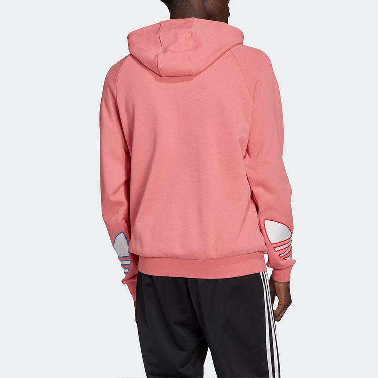 Adidas Originals Trefoil Casual Comfort Hoodie Men Tops Pink GN3572