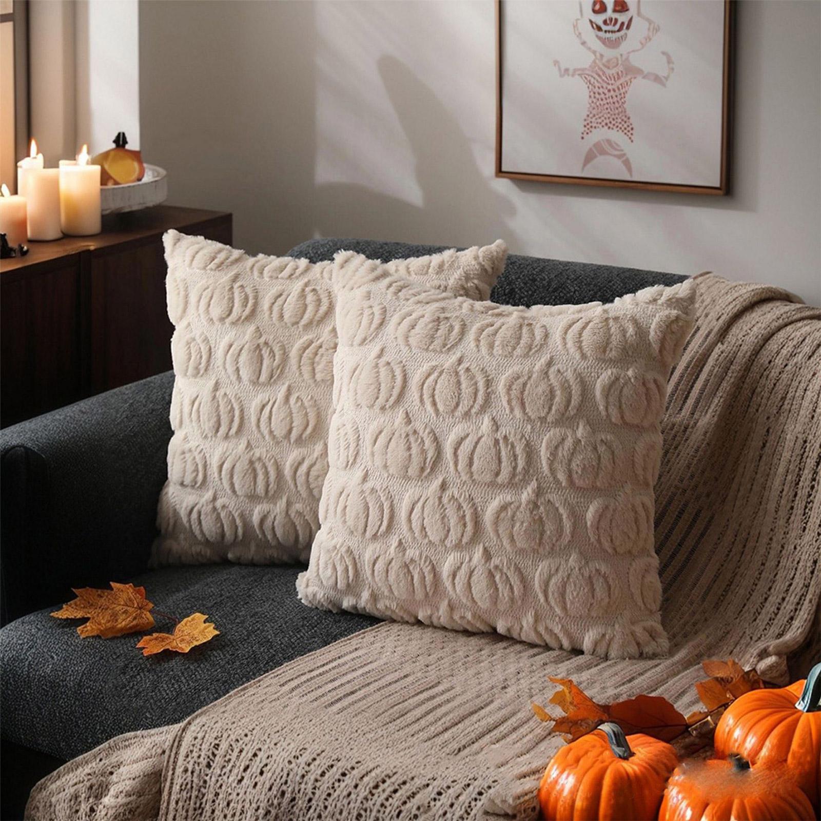 

Solid Color Velvet Decorative Pillowcase Unique And Festive, Full Of Holiday Vibe A бежевый