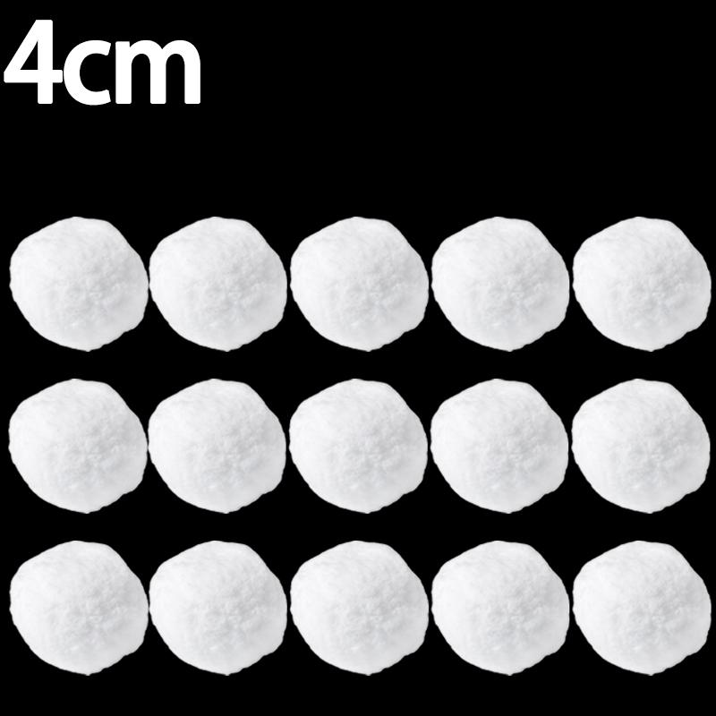 Snow Balls White Fur Pompom Hairball for Xmas Tree Pendant Kids Play Toys Indoor Outdoor Toy Christmas Decoration Snowballs