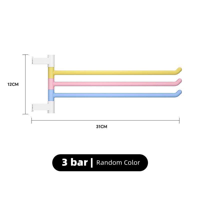 

Вращающиеся многоштанговые держатели для полотенец без перфорации, настенные держатели для полотенец, многоцелевая стойка для хранения, аксессуары для кухни, ванной комнаты