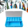 Fishing Gear Organizer Case with Dividers for Bait Storage And Outdoor Use