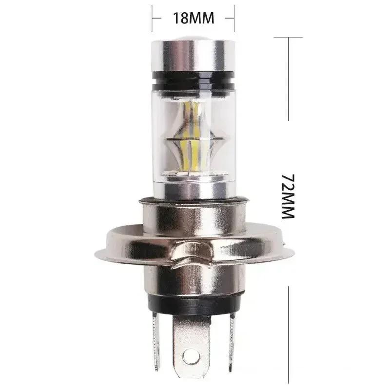 2pcs Car H4 8000K High/Low Beam 20-LED Fog Light Driving DRL Bulb Lamp  Headlight Kit Driving Headlight