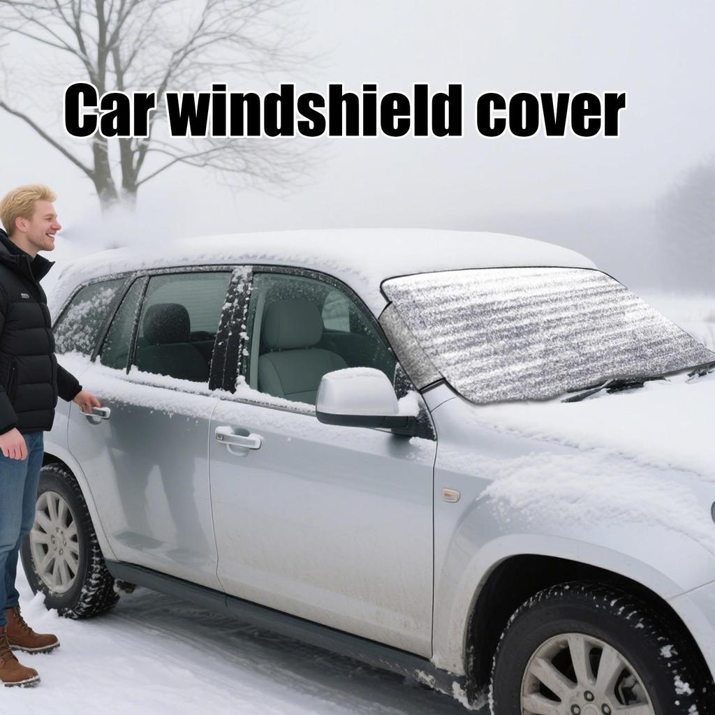 Car Window Shades Front Windshield Sun Screen for Car Windshield Foldable Screen Heat Resistant UV Protection forOutdoor Camping