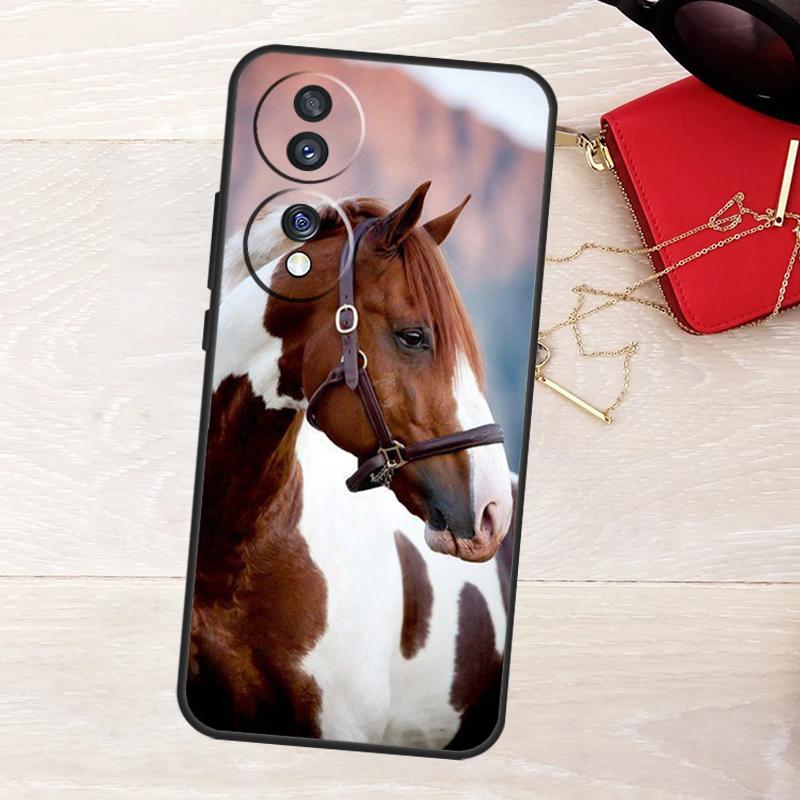 

Чехол Animal Steed Horse для Honor 200 400 Pro 50 70 90 X9a X9b X9c X9d X8a X8b X8c Magic 7 Lite 5 6 8 Pro Honor 400 Lite