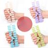 Nail Art Sticker Free Baking Solid Color Semi-Curing Nail Sticker