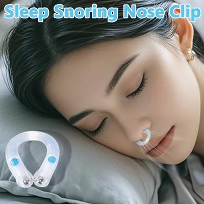 1Pc Silicone Magnetic Snoring Stopper Reusable Easy Breathe Nose Clip Improve Sleeping Sleepease Anti Snoring Device