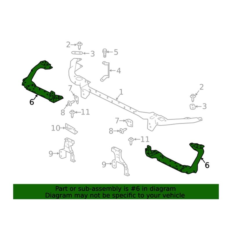Staffa fissa in alluminio Staffa faro LR091688 LR152526 Per Land Rover Range Rover Velar L560 2017-2023