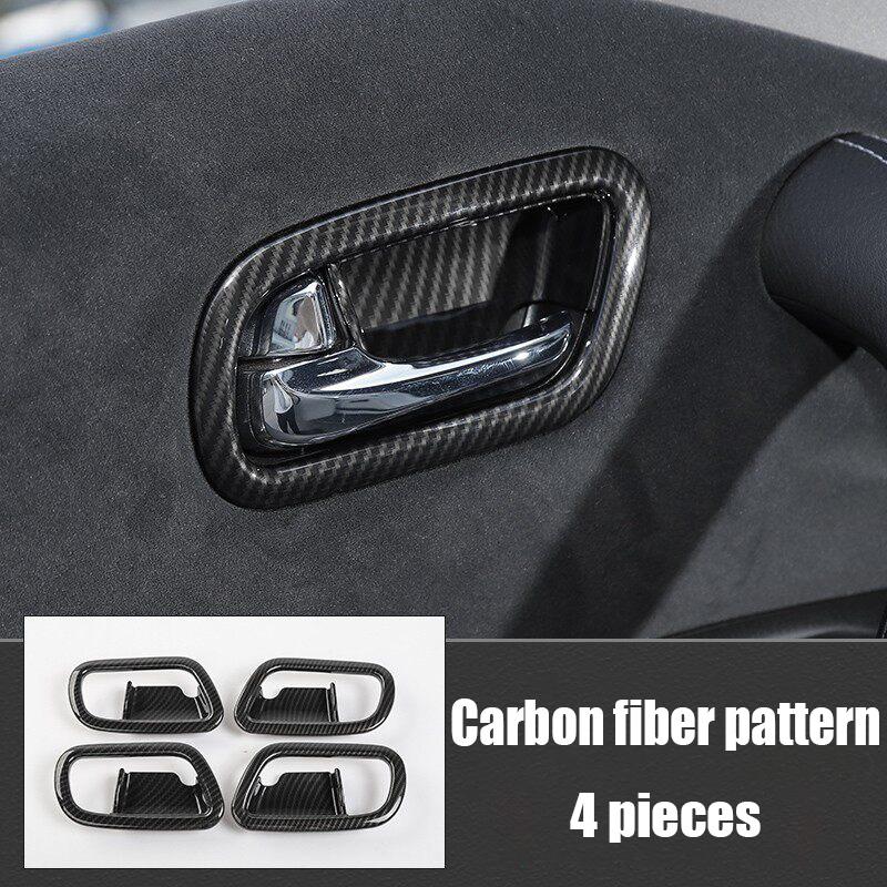 For Nissan Patrol Armada Y62 2017- Interior Handle Decorative Cover of Car Door ABS Modified Car Interior Decoration Parts