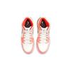 Air Jordan 1 Mid SE GS Orange Suede Kids Sneakers Team-Orange Black Sail DV1336-800