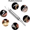 Stainless Steel Shrimp Deveining Tool Heavy Duty Fish Scales Scraper For Home Kitchen Double Head Shrimp Line Knife for Shrimp Intestine Opener