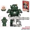 Latest Bos Game T60 Power Armor Army Officers Soldiers Figurine Machine Gun Model Construction Blocks Kids Toys Gifts Young Boys Girls Juguetes
