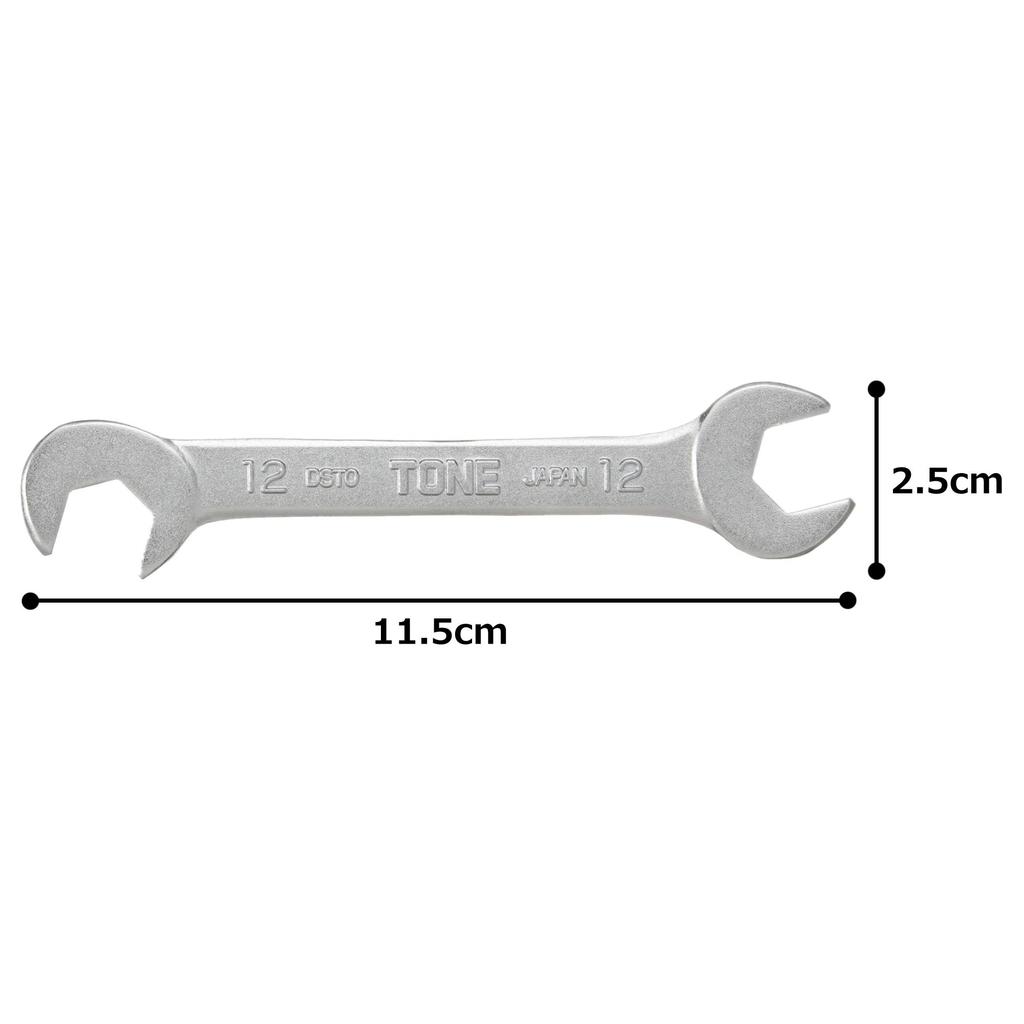 TONE Thin Spanner Width Across Flats 12mm DSTO-12